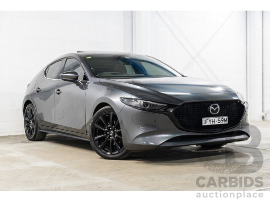 10/2019 Mazda Mazda3 G25 Astina (FWD) BP 5d Hatchback Machine Grey Metallic 2.5L