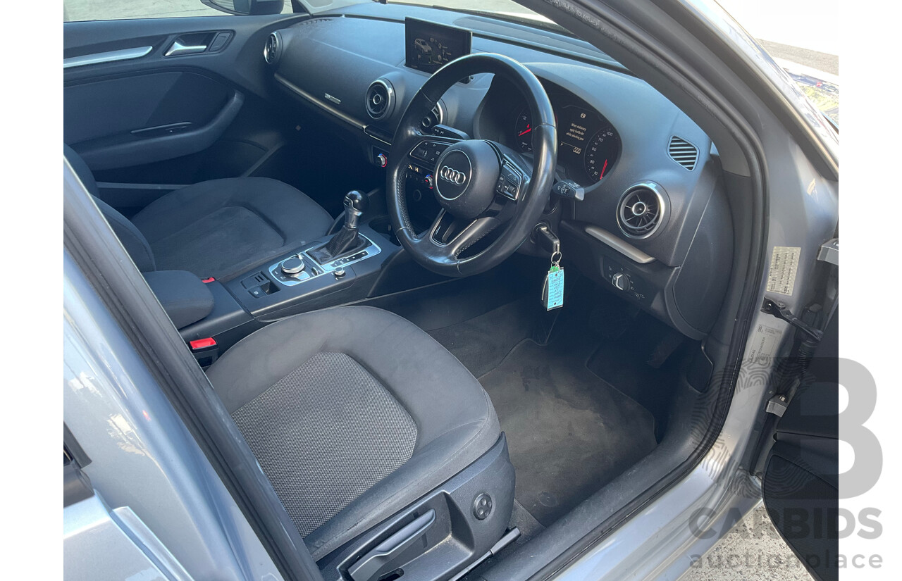 11/2016 Audi A3 1.6 TDI Sportback (FWD) 8V MY17 5d Hatchback Silver Turbo 1.6L