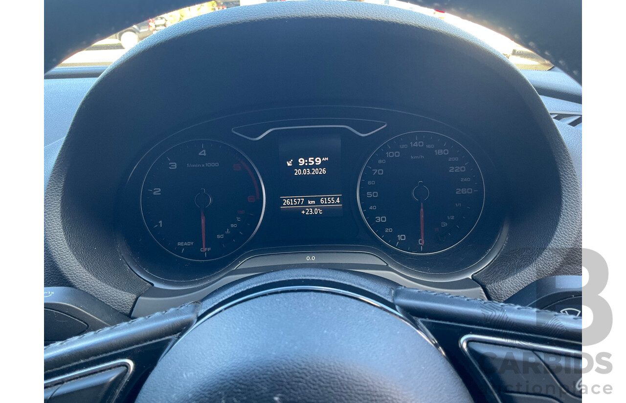 11/2016 Audi A3 1.6 TDI Sportback (FWD) 8V MY17 5d Hatchback Silver Turbo 1.6L