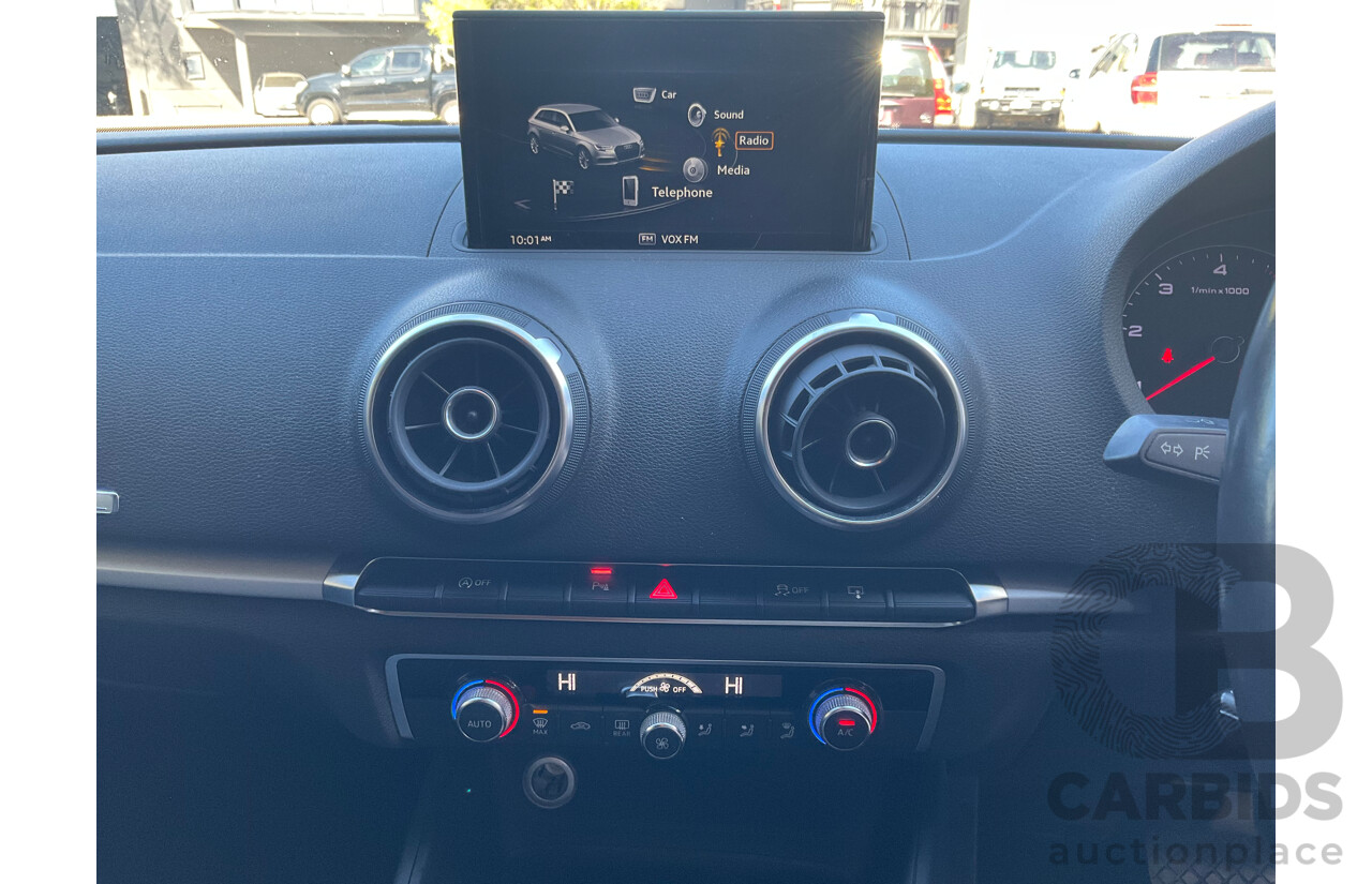 11/2016 Audi A3 1.6 TDI Sportback (FWD) 8V MY17 5d Hatchback Silver Turbo 1.6L