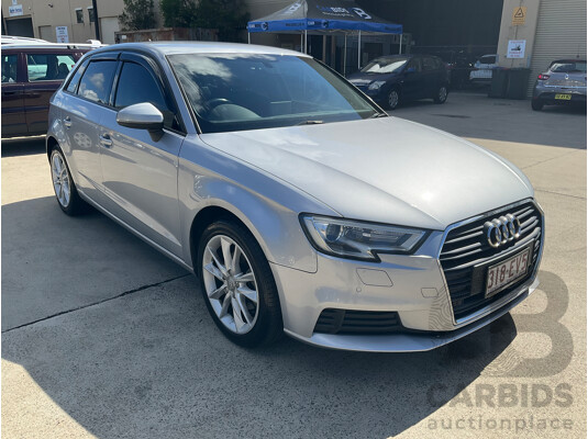 11/2016 Audi A3 1.6 TDI Sportback (FWD) 8V MY17 5d Hatchback Silver Turbo 1.6L
