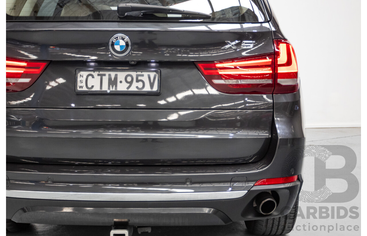 3/2014 BMW X5 sDrive 25d F15 4D Wagon Sophisto Grey Twin Turbo Diesel 2.0L