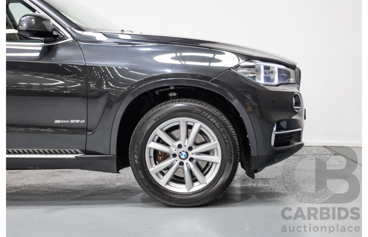 3/2014 BMW X5 sDrive 25d F15 4D Wagon Sophisto Grey Twin Turbo Diesel 2.0L