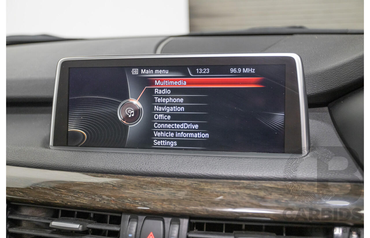 3/2014 BMW X5 sDrive 25d F15 4D Wagon Sophisto Grey Twin Turbo Diesel 2.0L