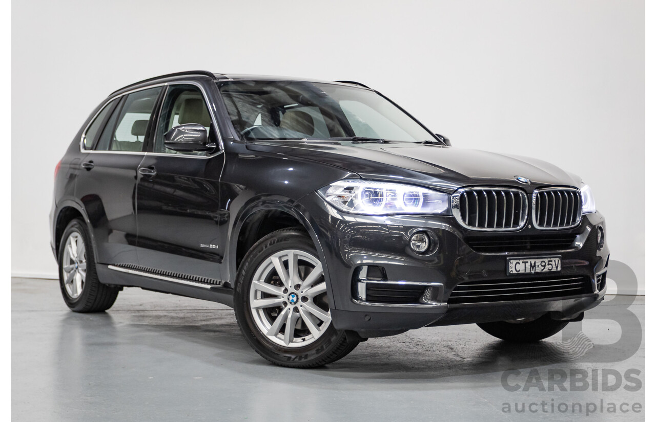 3/2014 BMW X5 sDrive 25d F15 4D Wagon Sophisto Grey Twin Turbo Diesel 2.0L