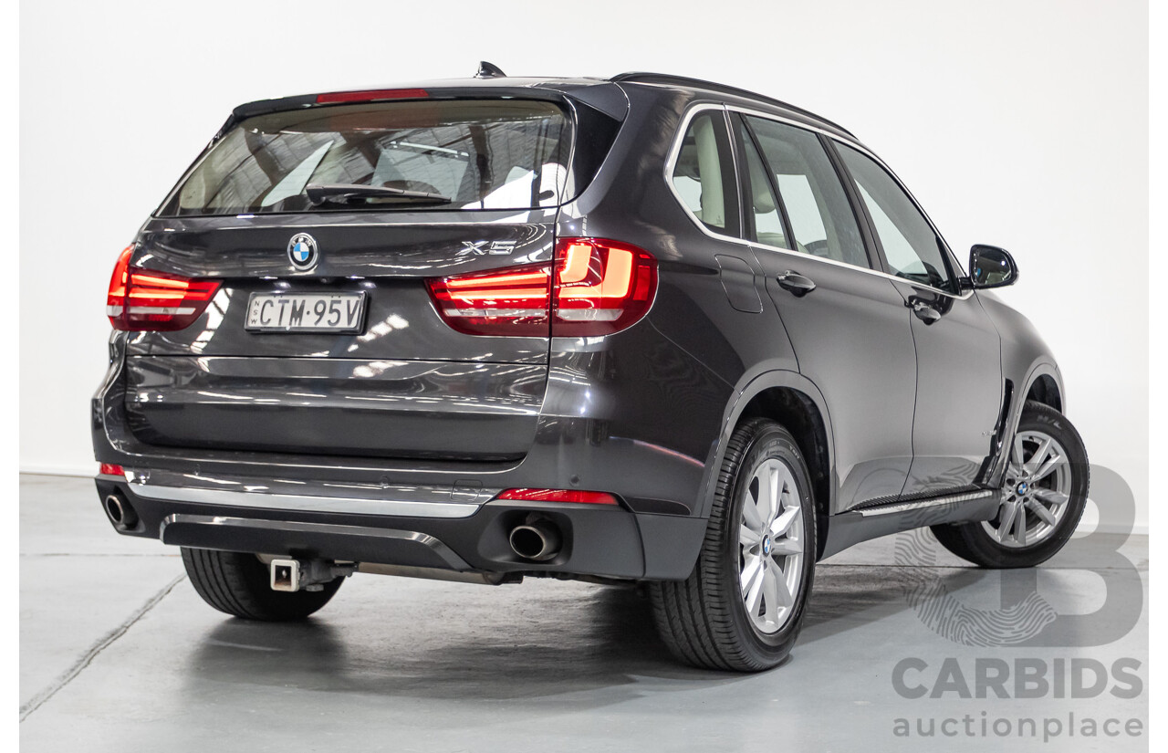 3/2014 BMW X5 sDrive 25d F15 4D Wagon Sophisto Grey Twin Turbo Diesel 2.0L