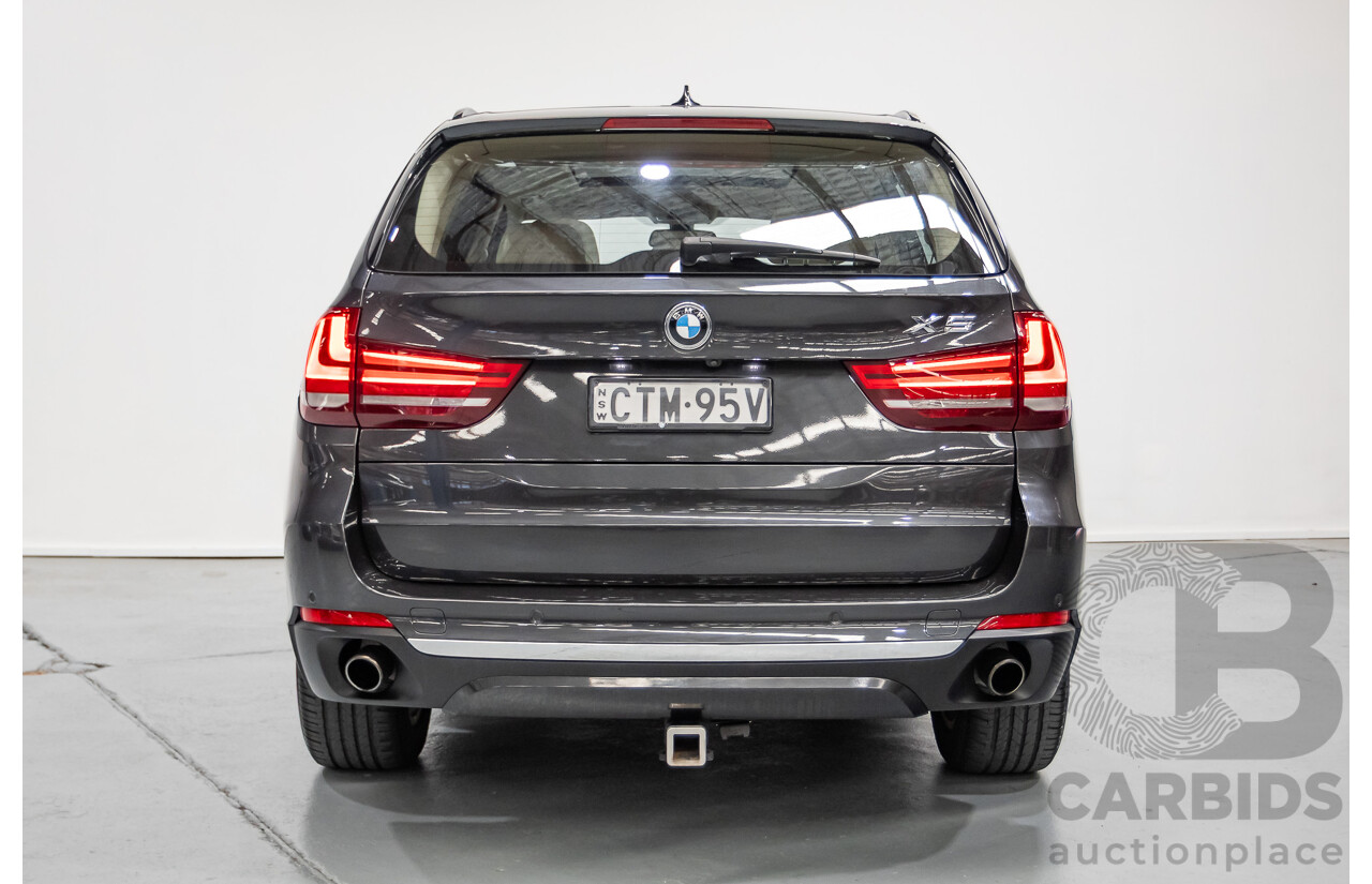 3/2014 BMW X5 sDrive 25d F15 4D Wagon Sophisto Grey Twin Turbo Diesel 2.0L