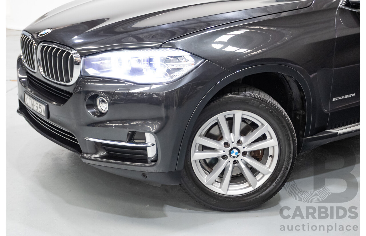 3/2014 BMW X5 sDrive 25d F15 4D Wagon Sophisto Grey Twin Turbo Diesel 2.0L
