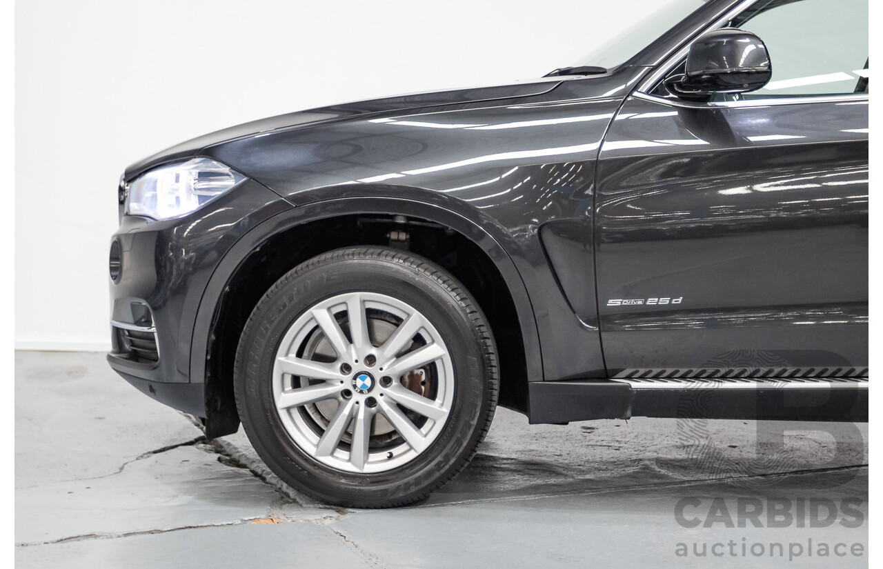 3/2014 BMW X5 sDrive 25d F15 4D Wagon Sophisto Grey Twin Turbo Diesel 2.0L