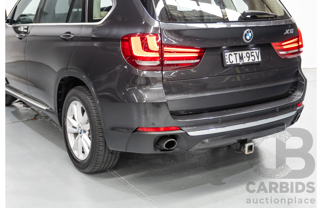 3/2014 BMW X5 sDrive 25d F15 4D Wagon Sophisto Grey Twin Turbo Diesel 2.0L