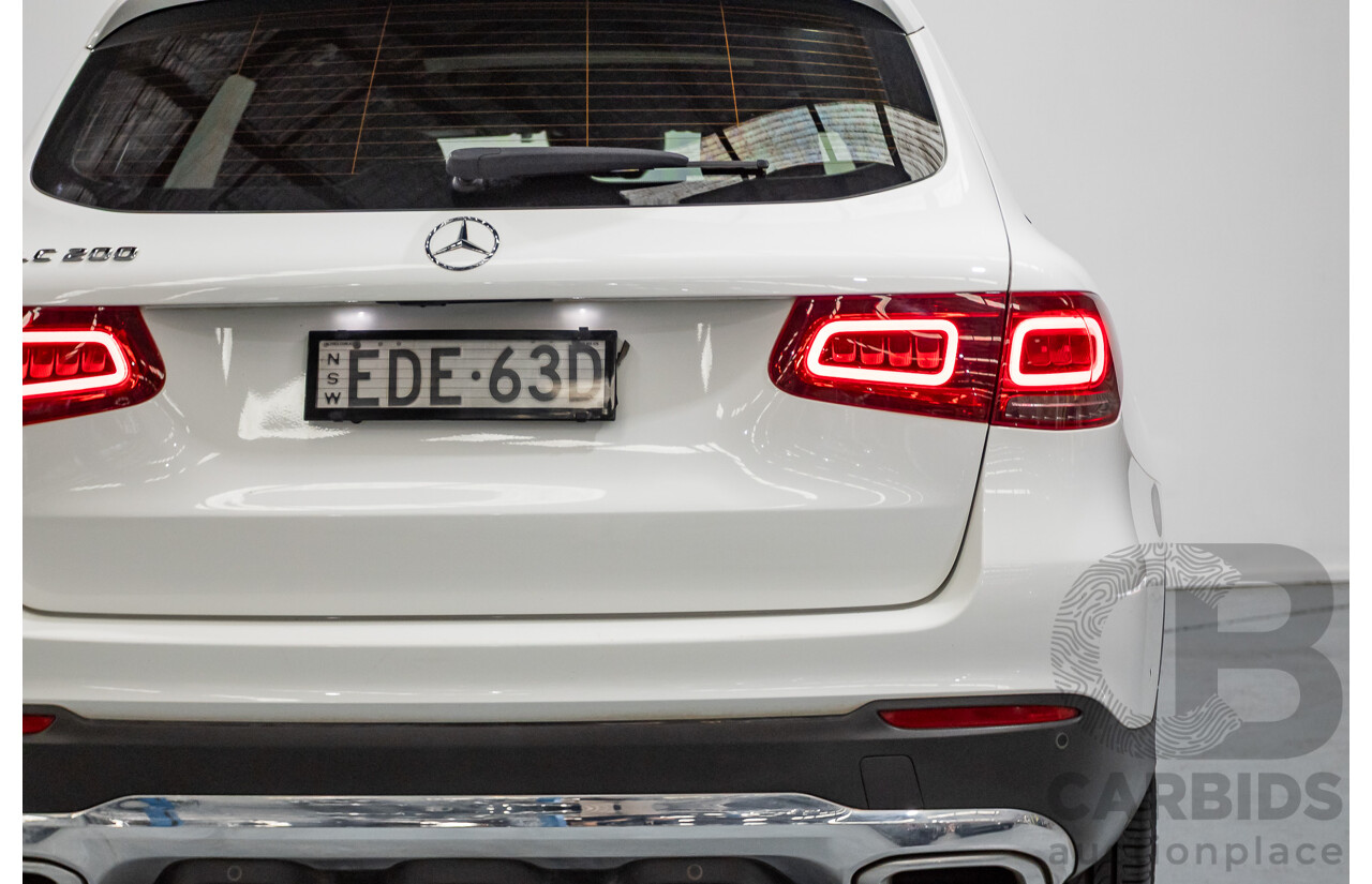 05/2020 Mercedes-Benz GLC200 X253 MY20.5 4D Wagon Polar White Turbo 2.0L