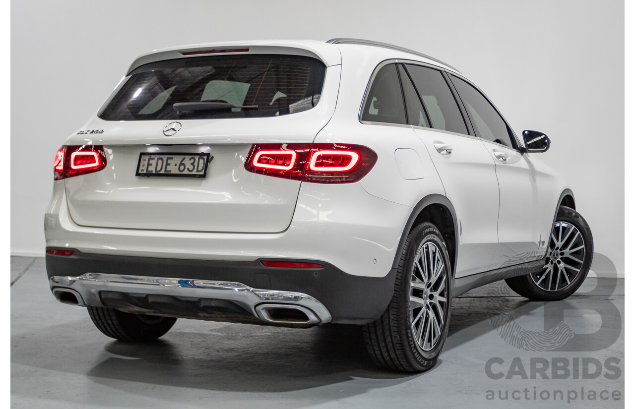 05/2020 Mercedes-Benz GLC200 X253 MY20.5 4D Wagon Polar White Turbo 2.0L