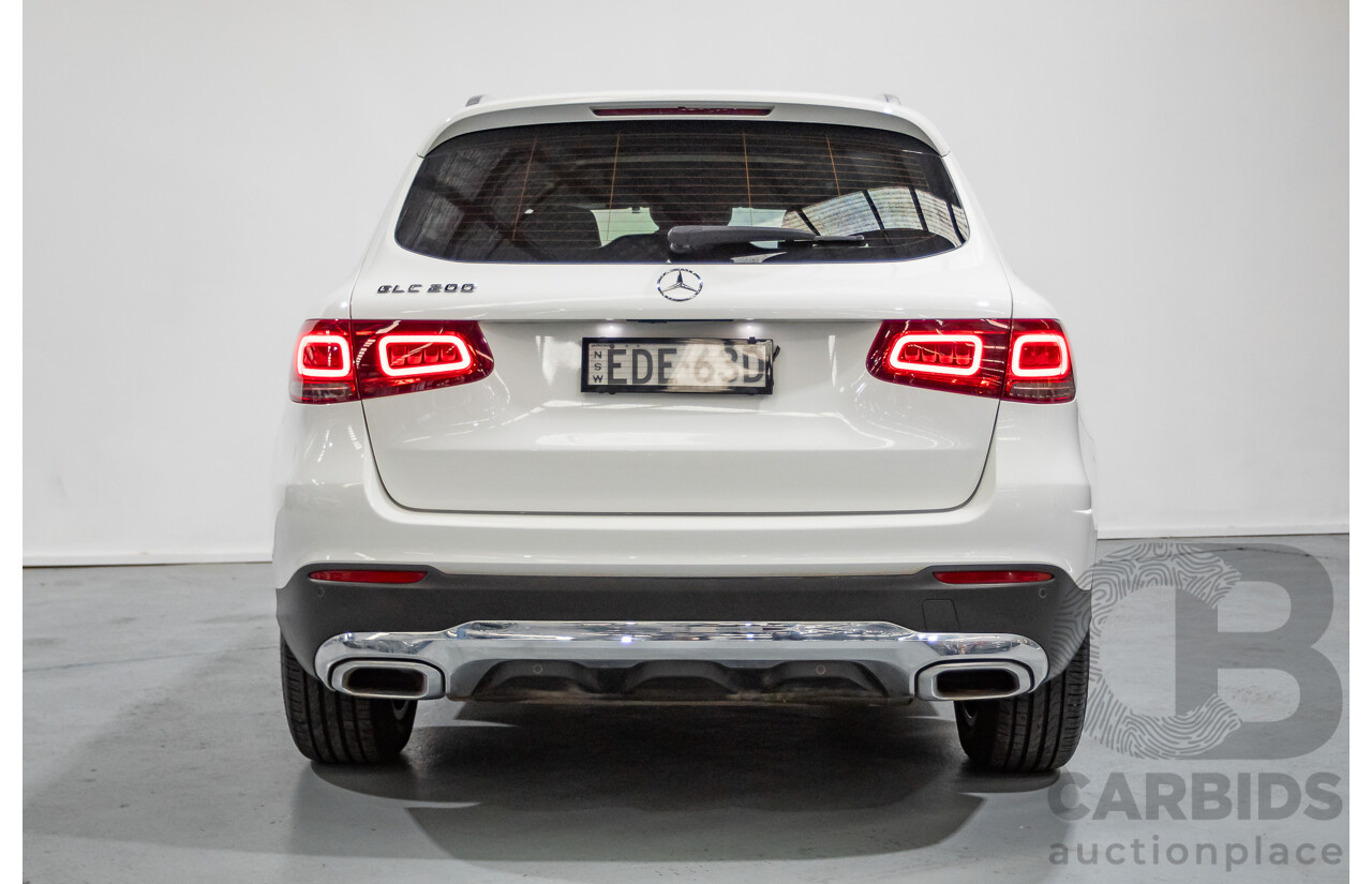 05/2020 Mercedes-Benz GLC200 X253 MY20.5 4D Wagon Polar White Turbo 2.0L