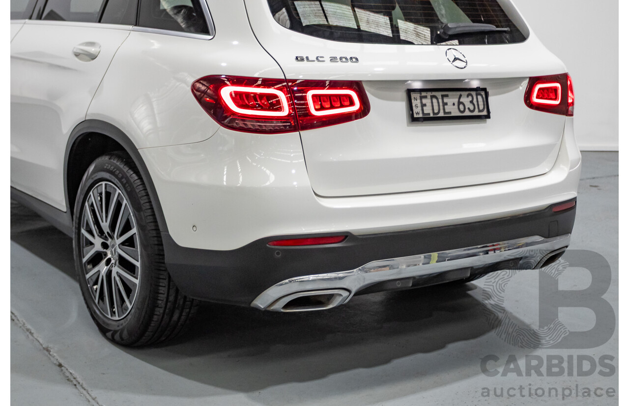 05/2020 Mercedes-Benz GLC200 X253 MY20.5 4D Wagon Polar White Turbo 2.0L