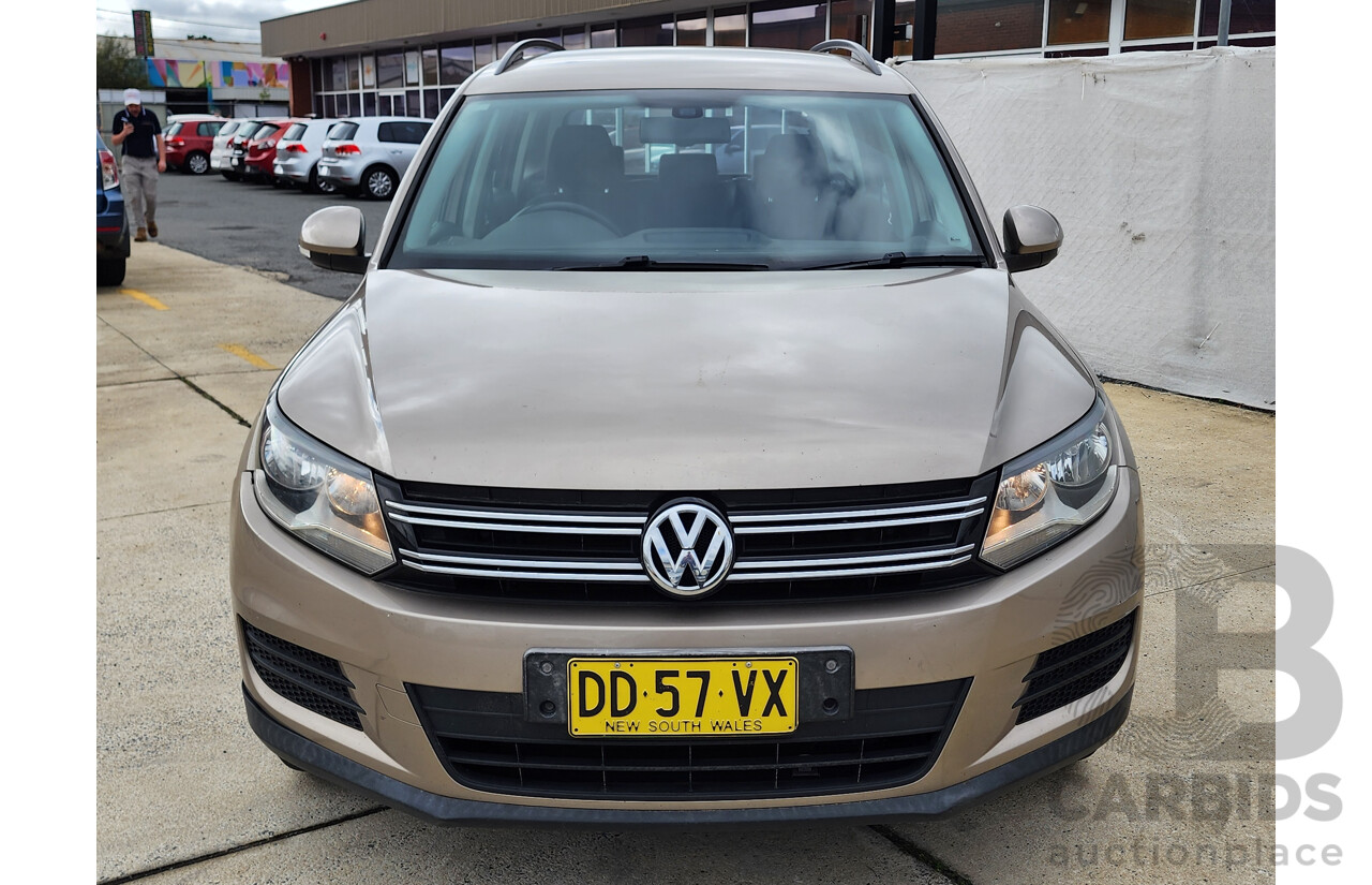 1/2013 Volkswagen Tiguan 103 TDI 5NC MY13 4d Wagon Beige 2.0L