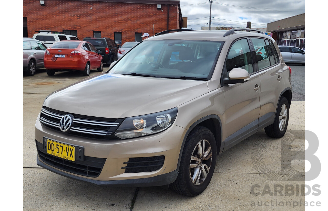 1/2013 Volkswagen Tiguan 103 TDI 5NC MY13 4d Wagon Beige 2.0L