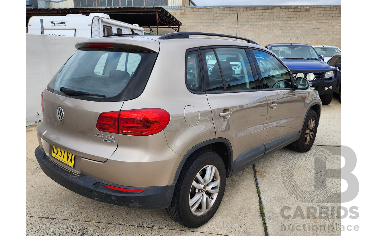 1/2013 Volkswagen Tiguan 103 TDI 5NC MY13 4d Wagon Beige 2.0L
