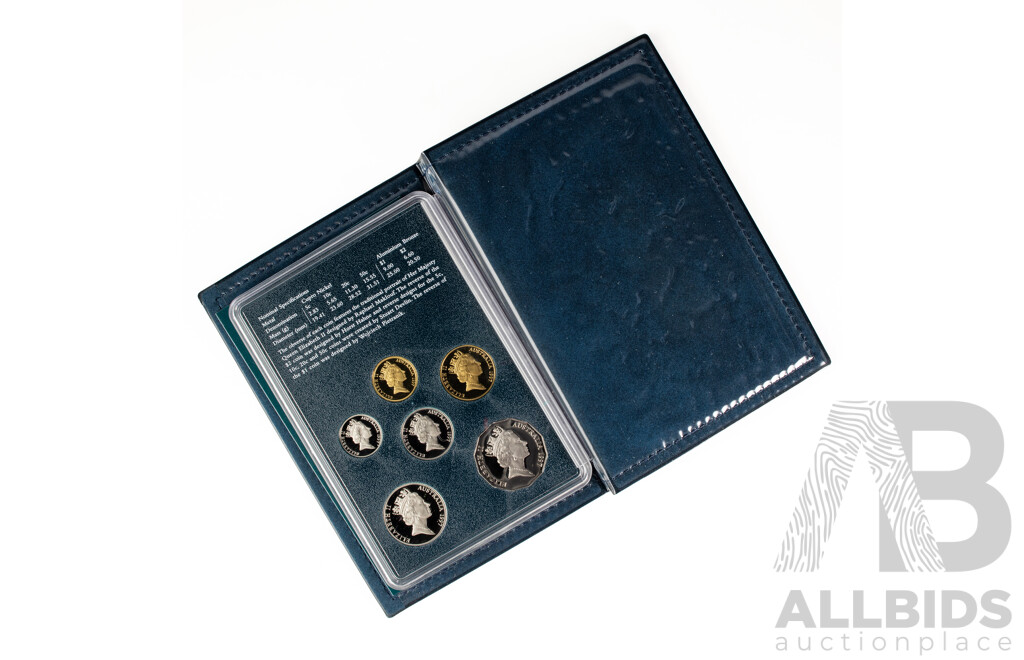 Australian RAM 1997 Six Coin Proof Set Including Sir Kingsford Smith One Dollar