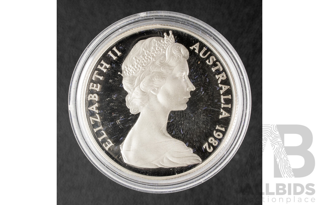 Australian RAM 1982 Silver Proof Ten Dollar Coin, Commonwealth Games .925