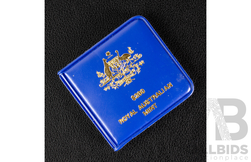 Australian RAM 1980 Gold Two Hundred Dollar Coin, Australian Koala .916