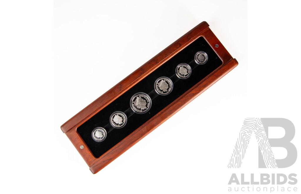 Australian RAM 2009 Six Silver Proof Coin Year Set .999