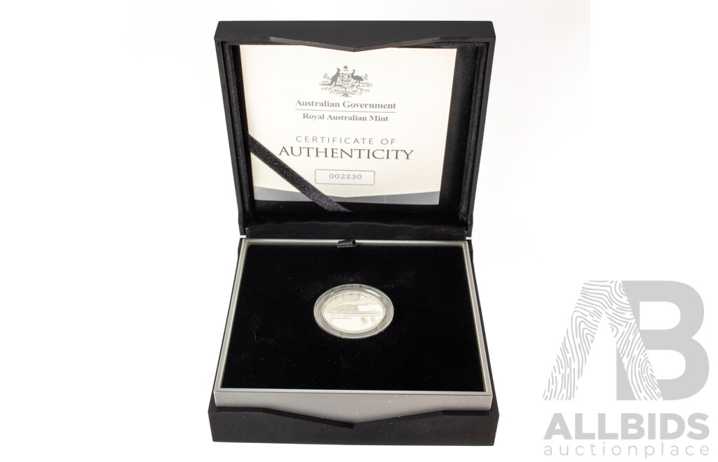 Australian RAM 2017 Silver Proof One Dollar Coin, Centenary of the Trans-Australian Railway C Mintmark .999
