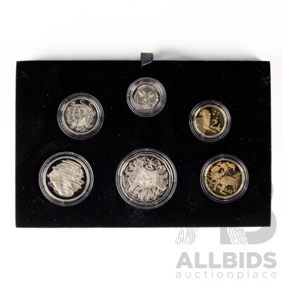 Australian RAM 2017 Six Proof Coin Set, QE2 Effigy of an Era, Ian Rank Broadley Portrait