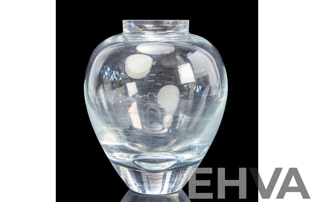 Vintage Polish Krosno Crystal Vase