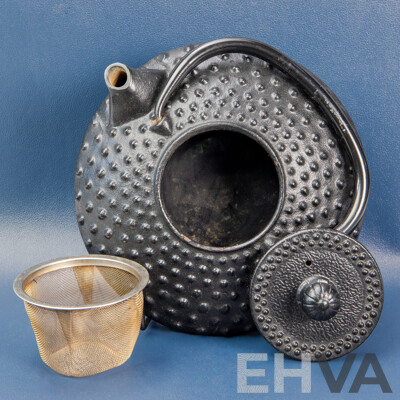 Vintage Japanese Cast Iron Teapot