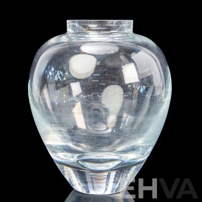 Vintage Polish Krosno Crystal Vase