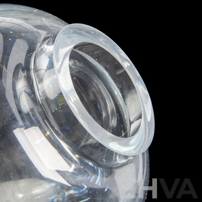 Vintage Polish Krosno Crystal Vase