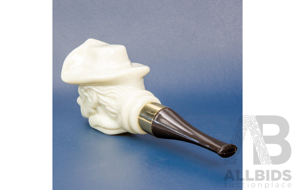 Retro Avon Pony Express Pipe Shaped Aftershave Bottle