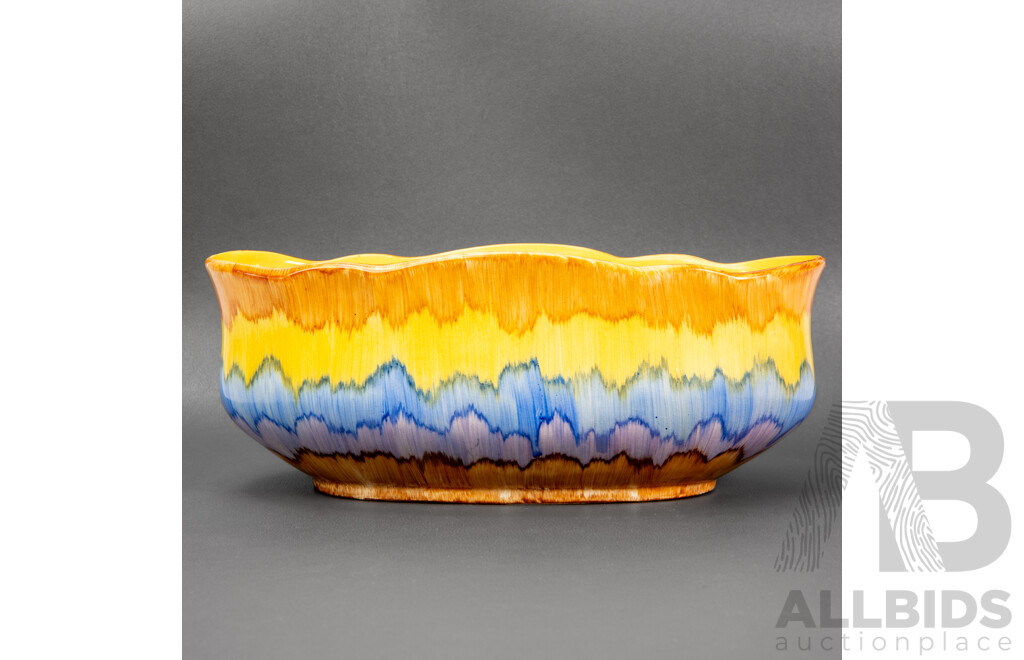 Antique English Beswick Narcis Trough Vase, 7749