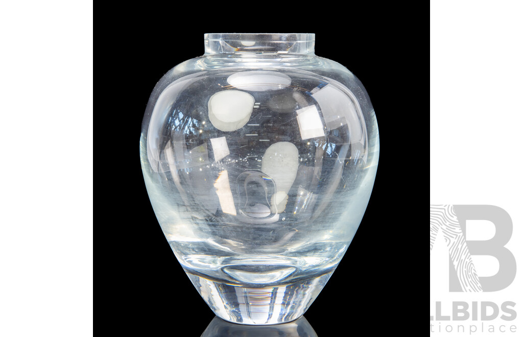 Vintage Polish Krosno Crystal Vase
