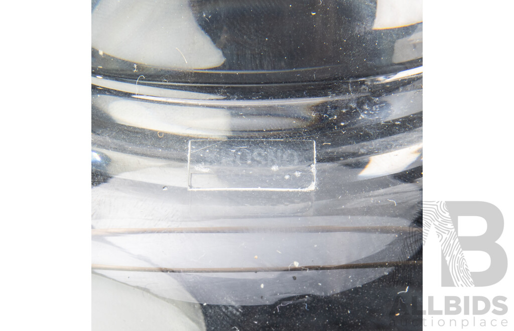 Vintage Polish Krosno Crystal Vase