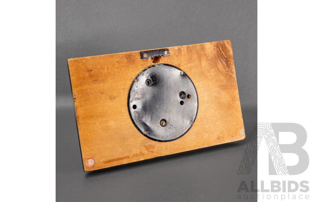 Vintage J.G. Gischard German Oak Cased Barometer, Hygrometer and Thermometer