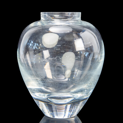 Vintage Polish Krosno Crystal Vase