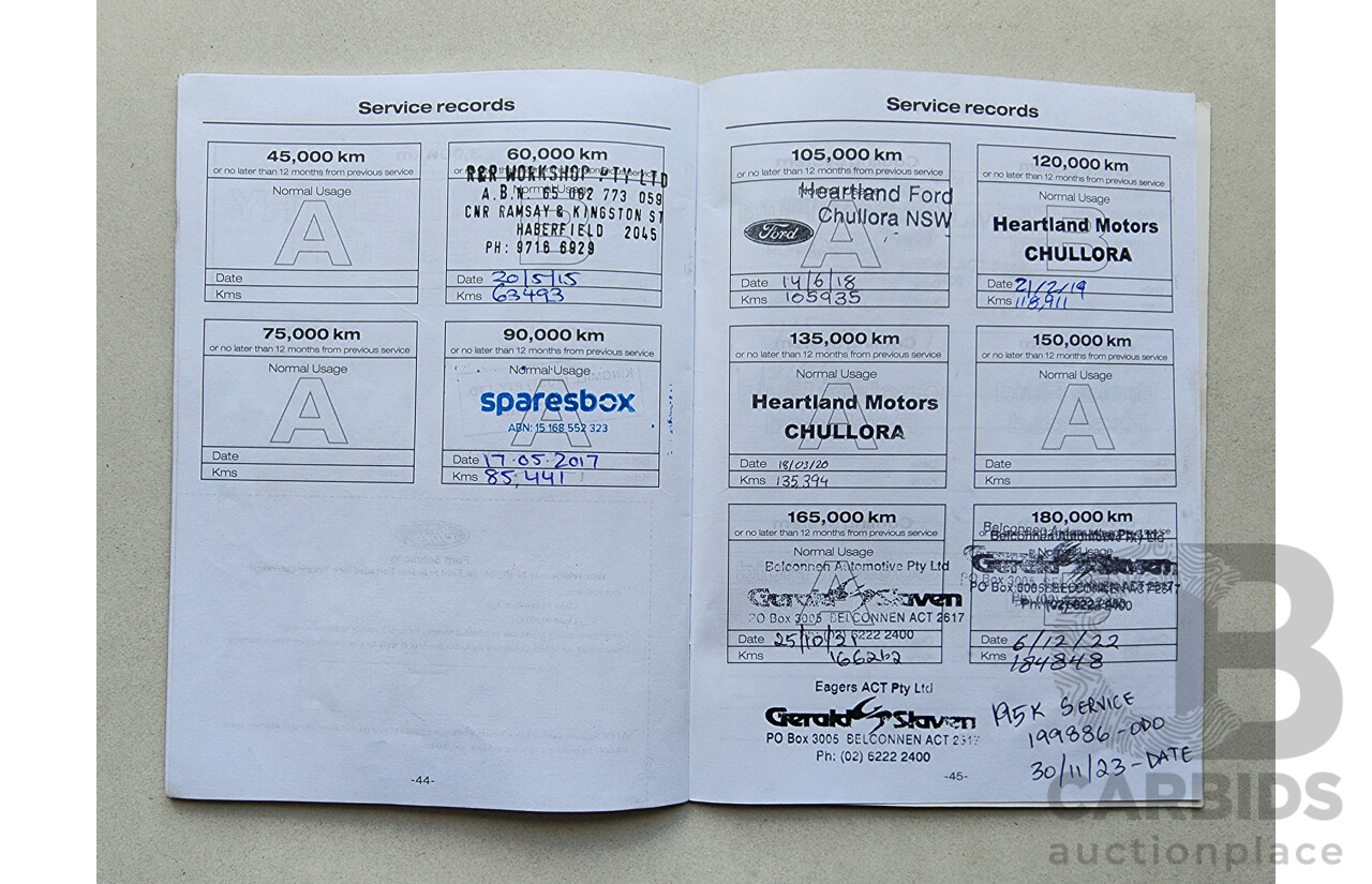 10/2010 Ford Fiesta LX WT 4d Sedan Orange 1.6L