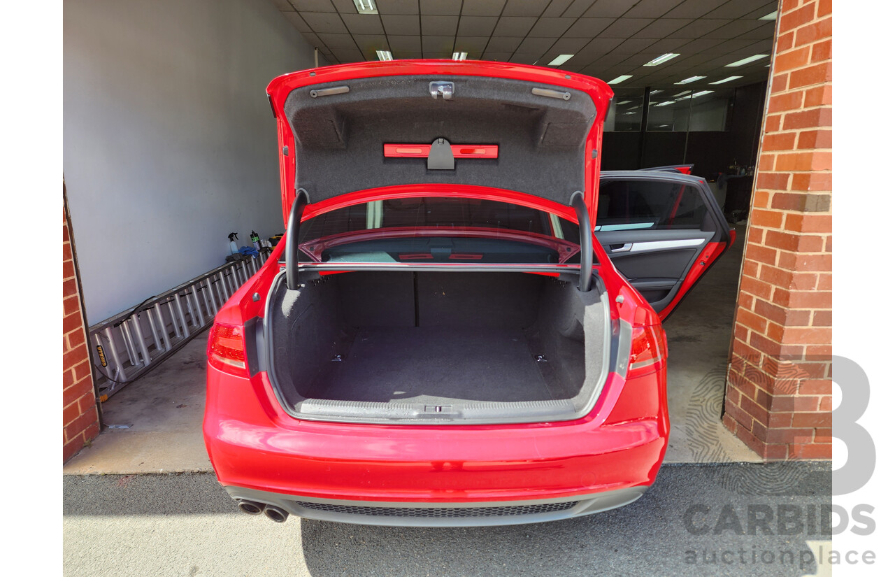 1/2012 Audi A4 2.0 TDI B8 (8K) 4d Sedan Red 2.0L