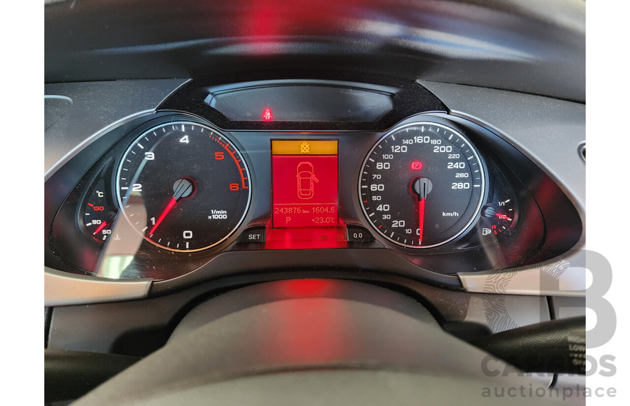 1/2012 Audi A4 2.0 TDI B8 (8K) 4d Sedan Red 2.0L