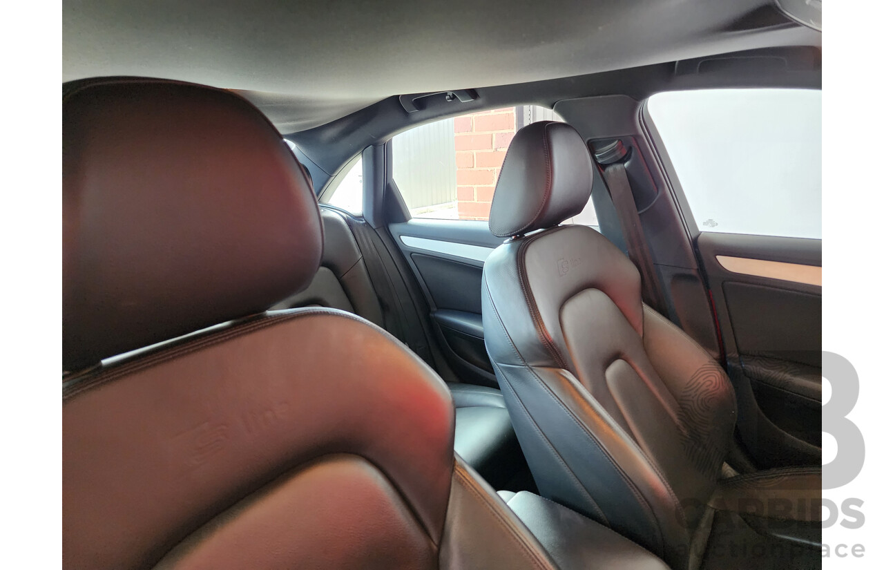 1/2012 Audi A4 2.0 TDI B8 (8K) 4d Sedan Red 2.0L