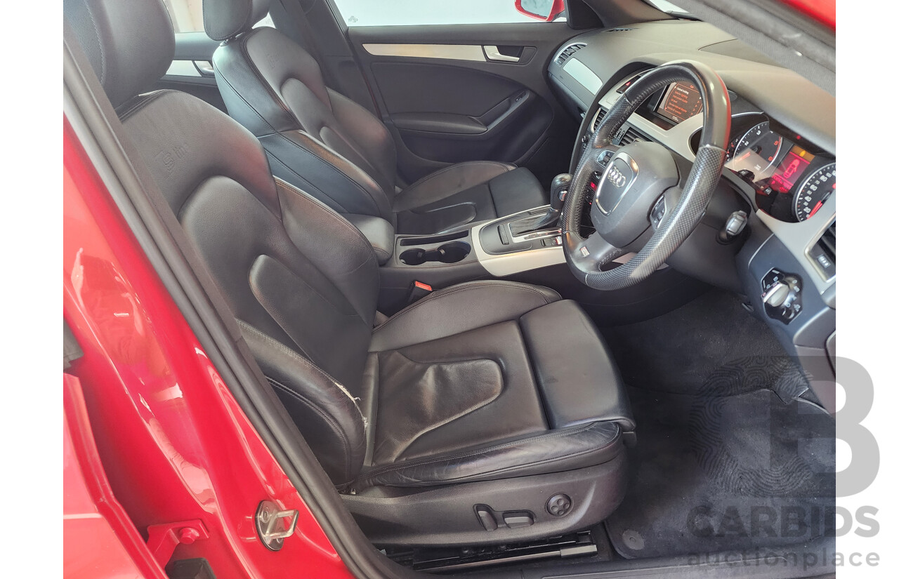1/2012 Audi A4 2.0 TDI B8 (8K) 4d Sedan Red 2.0L