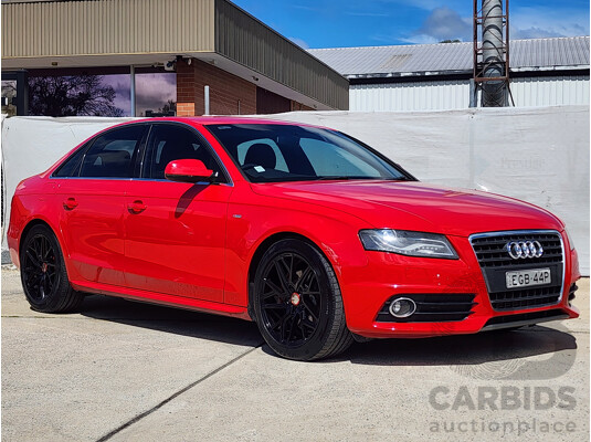 1/2012 Audi A4 2.0 TDI B8 (8K) 4d Sedan Red 2.0L