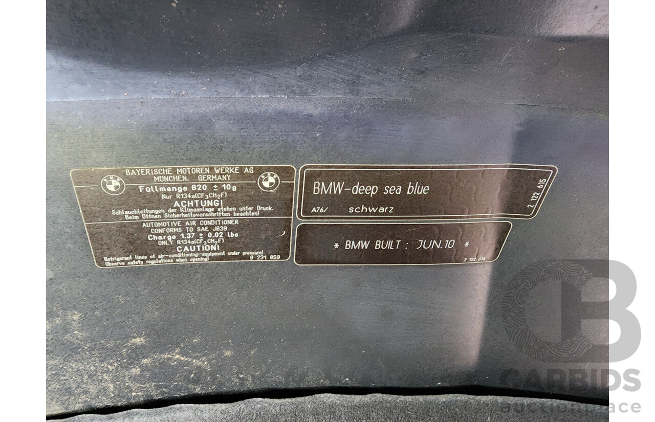 9/2010 Bmw 3 20d Executive E90 MY09 4d Sedan Blue 2.0L