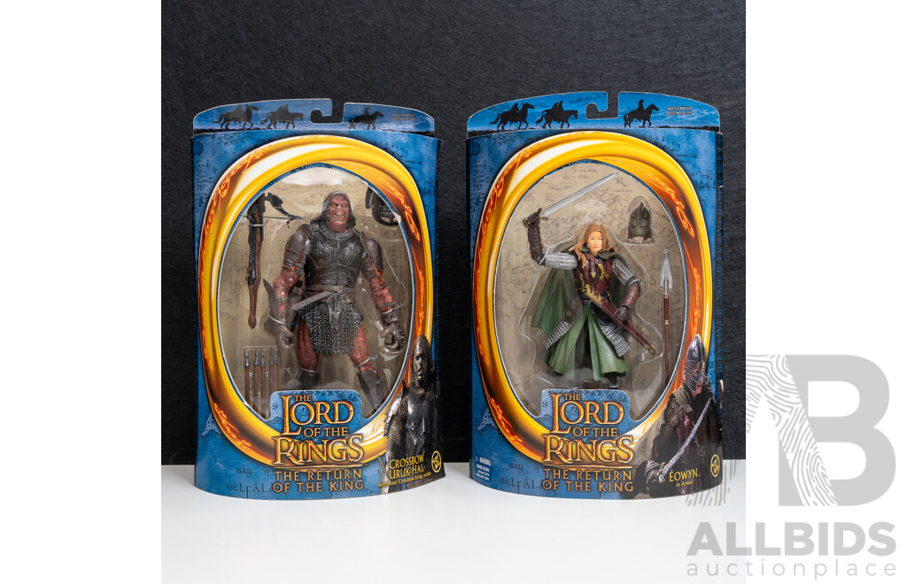 Lord of the Rings Eowyn and Crossbow Uruk-Hai Figures in Original Packaging by Toy Biz (2)