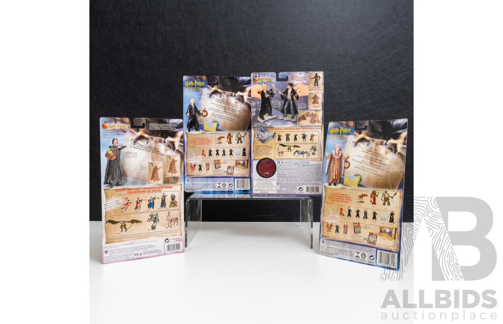 Collection of Four Harry Potter Figurines in Original Boxes by Matel (4)