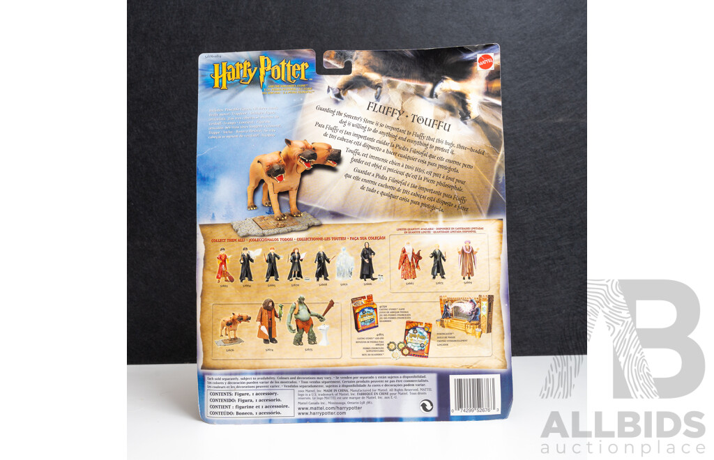 Harry Potter Fluffy Figurine in Original Box by Matel