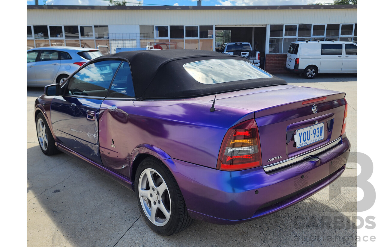 9/2005 Holden Astra Convertible TS 2d Convertible Blue 2.2L