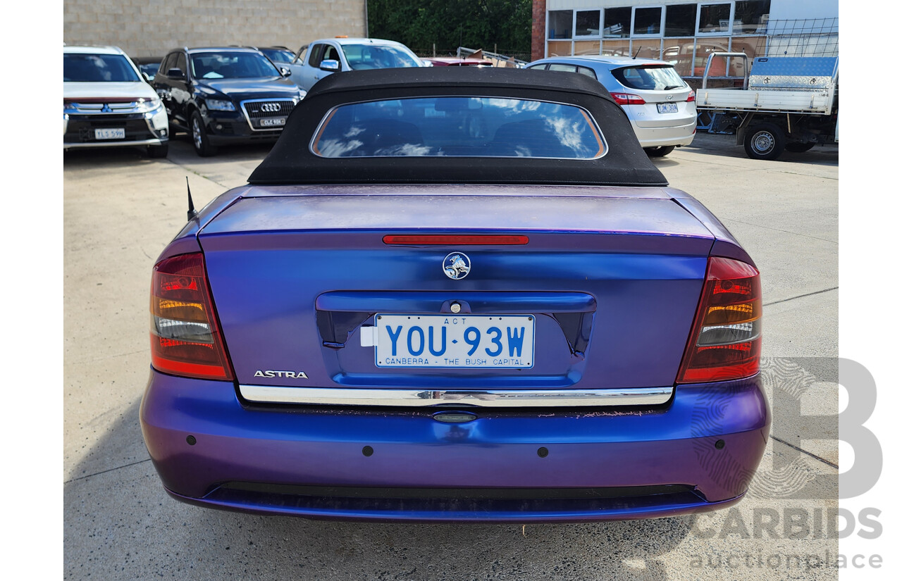 9/2005 Holden Astra Convertible TS 2d Convertible Blue 2.2L