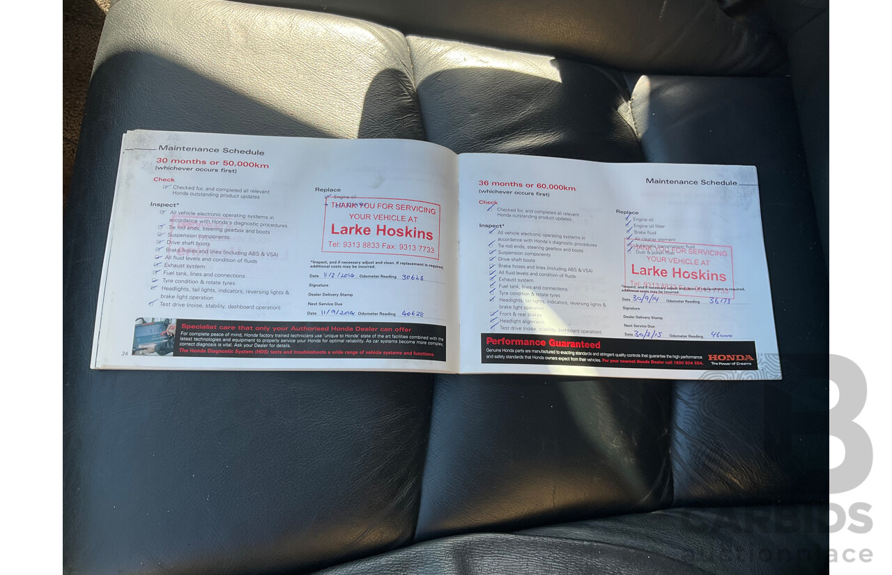 3/2010 Honda Odyssey Luxury RB 4d Wagon White 2.4L